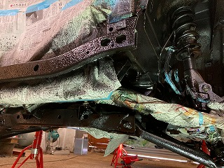 下廻りシャシ防錆塗装